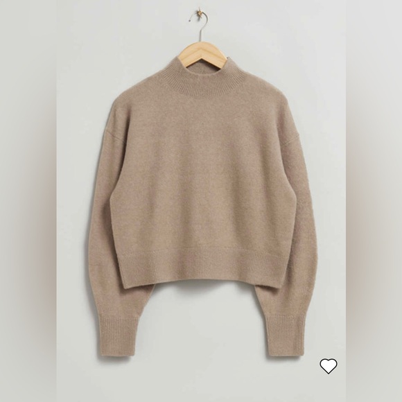 & Other Stories Mock-Neck Sweater - Picture 1 of 8